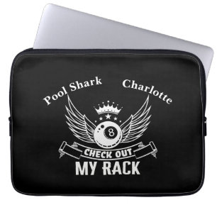 Billiards med Vingar och Krona design Laptop Fodral