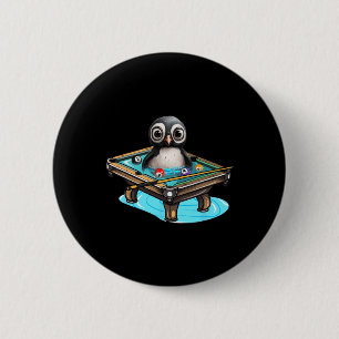 Billiards Penguin Hustler Bassäng Snooker spelar p Knapp