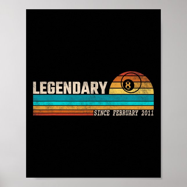 Billiards Player Legend sedan februari 2011 Poster (Framsidan)
