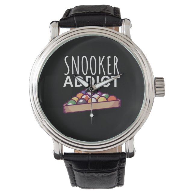 Billiards Player | Snooker-rådgivare Armbandsur (Framsida)