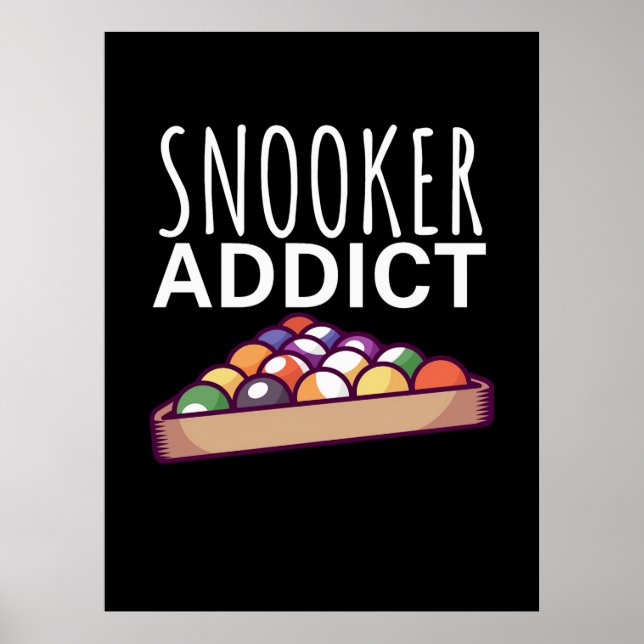 Billiards Player | Snooker-rådgivare Poster (Framsidan)