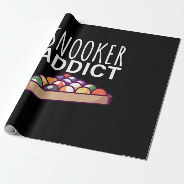 Billiards Player | Snooker-rådgivare Presentpapper (Utrullad)