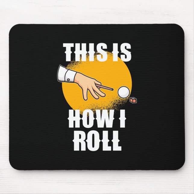 Billiards Player | Snooker Roll Musmatta (Framsidan)