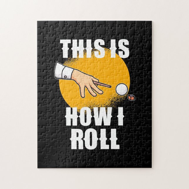 Billiards Player | Snooker Roll Pussel (Vertikal)