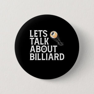 Billiards Player Talar om miljard Knapp