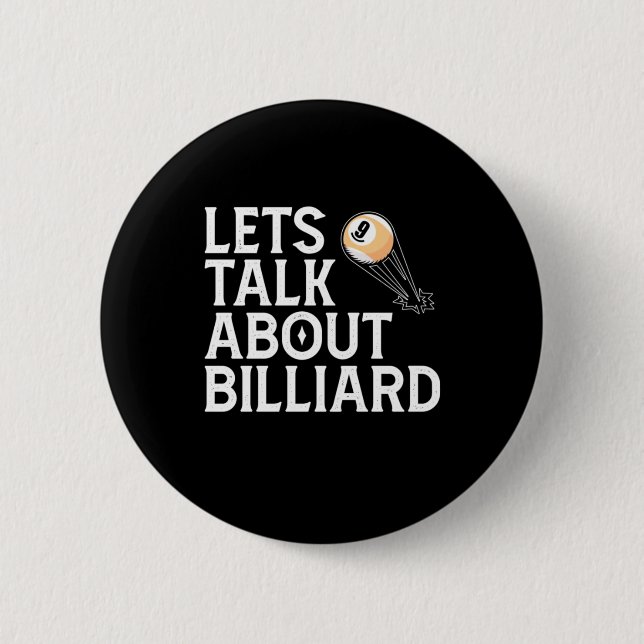 Billiards Player | Talar om miljard Knapp (Framsida)