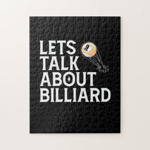 Billiards Player Talar om miljard Pussel