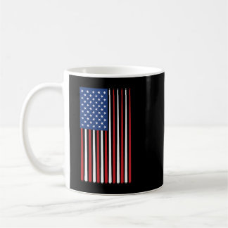Billiards Player USA American Flagga Sticks Cue Kaffemugg