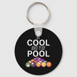Billiards Player | Vara Coola och spela Billiard B Nyckelring