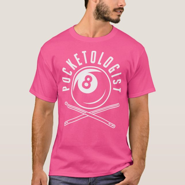 Billiards Pocketolog T Shirt (Framsida)