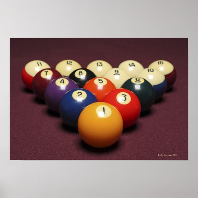 Billiards Poster (Framsidan)