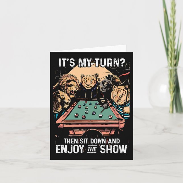 Billiards Rack Cue Stick Bassäng Bord Billiard Pla Kort (Framsida)