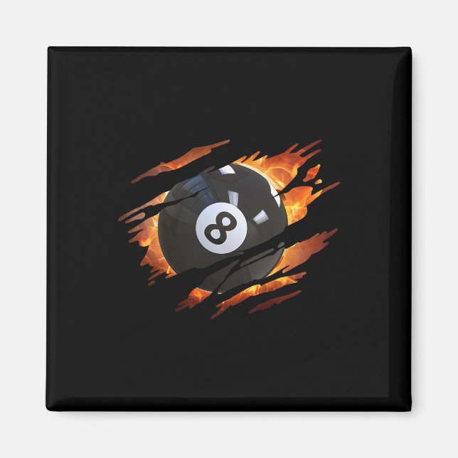Billiards S Manar 8 Ll Bassäng S Bassäng League Magnet (Framsidan)