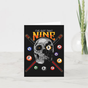 Billiards Skull Bassäng Billiard Kort
