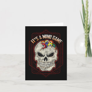 Billiards Skull Bassäng har ett sinnelag Kort