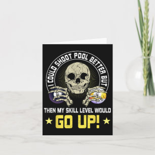 Billiards Skull Bassäng Snooker Billiard Boll Bord Kort