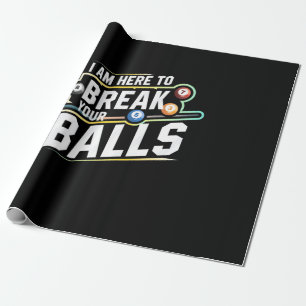 Billiards Snooker är här för att bryta din Bollar Presentpapper