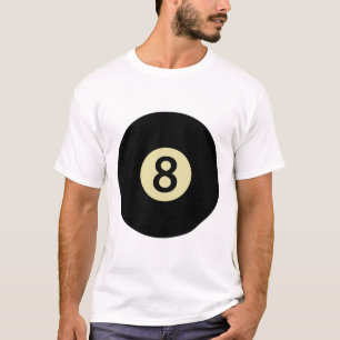 Billiards Snooker Bassäng Ll nummer 8 miljardspela T Shirt