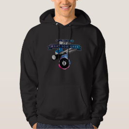 Billiards, sport, evenemang, party, hyra, design. hoodie