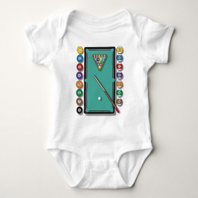Billiards T-shirt (Framsida)