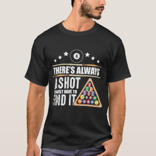 Billiards Team Bassäng Player Gift för Snooker F T Shirt