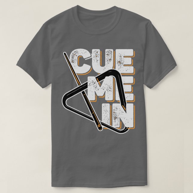 Billiards tog mig in t shirt (Design framsida)