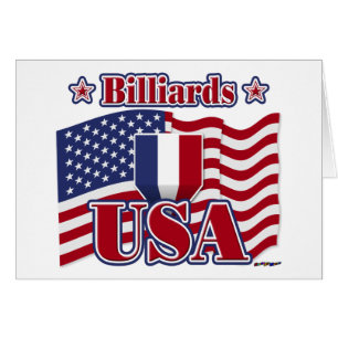 Billiards USA Hälsningskort