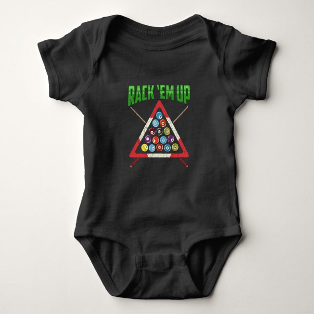 Billiardspelaren samlar upp åtta Bollar T Shirt (Framsida)