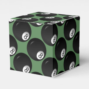 Billiardtema för åtta boll presentaskar