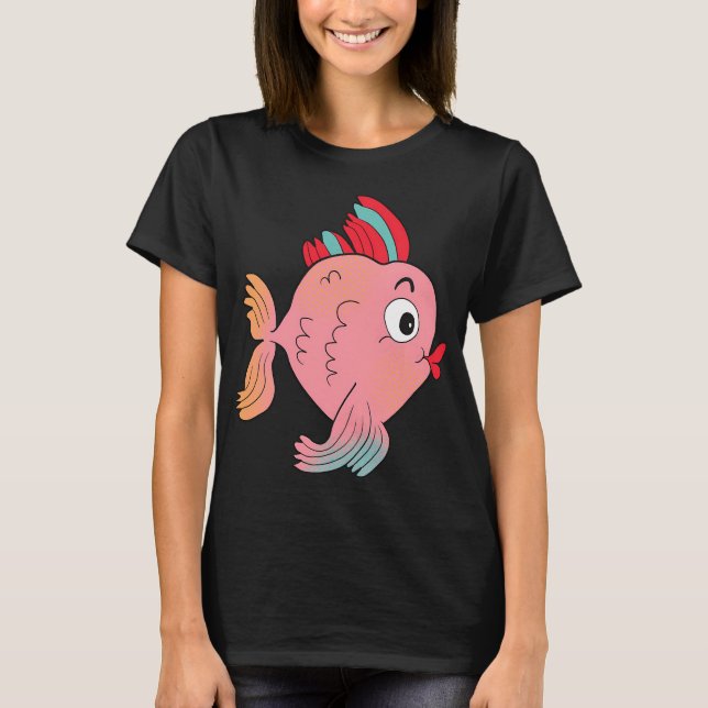 Billie den tropiska fisken t shirt (Framsida)