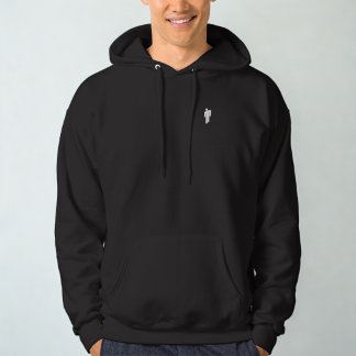 Billie Eilish logotyp och utformad bild unisex Hoodie