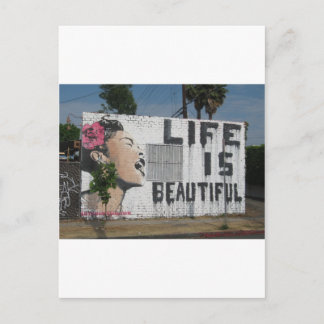 Billie Helgdag Street Art Vykort