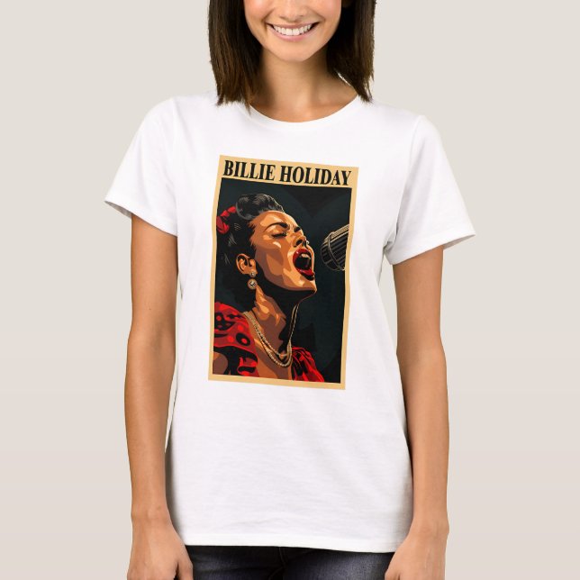 Billie Helgdag T Shirt (Framsida)