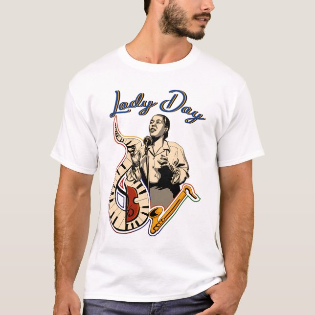 Billie Helgdag T Shirt (Framsida)