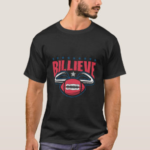 Billieve Bills Ny Buffalo Football Fläkt T Shirt