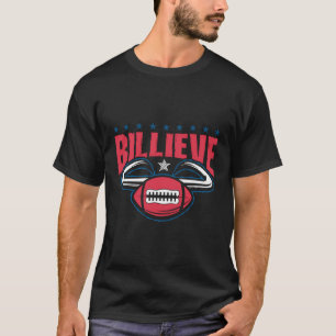 Billieve Bills Ny Buffalo Football Fläkt T Shirt