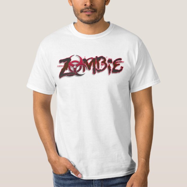 Billig Halloween för ZombieapokalypsBiohazard Tröja (Framsida)