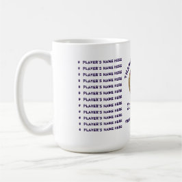 Billiga Baseball Coach-gåvor, Din Text, Dina Färge Kaffemugg
