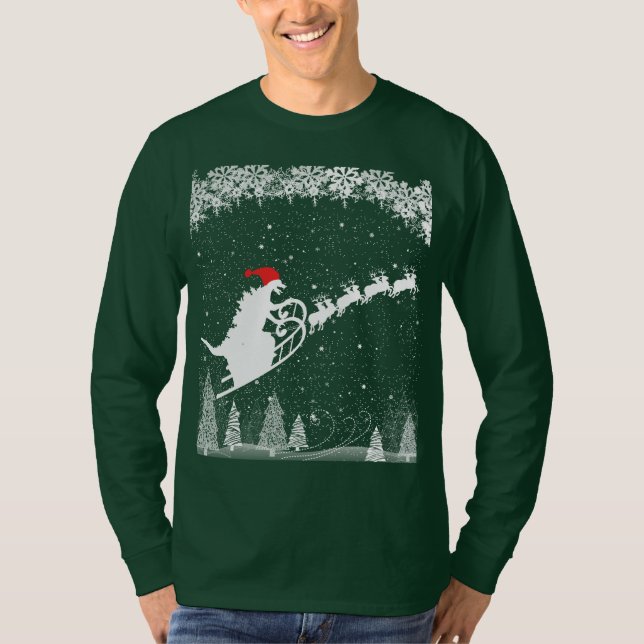 Billiga fula jultröjor tee shirt (Framsida)