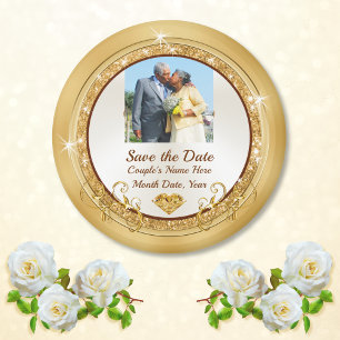 Billiga Save the Dates, Save the Date Foto Magnete Magnet
