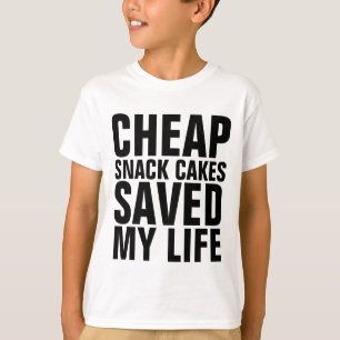 BILLIGA SNACKKAKOR RÄDDADDE MITT LIV Barn T-Shirts