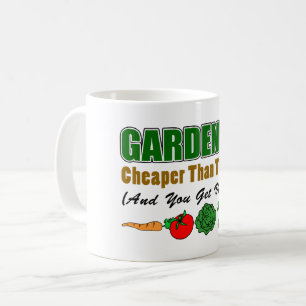 billigare än terapi Funny Mug Kaffemugg