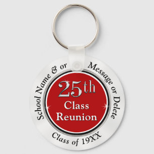 Billigt 25:e klassgruppen Reunion Party favors Per Nyckelring