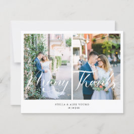 Billigt Bride & Groom 2 Photos Collage Hand Letter