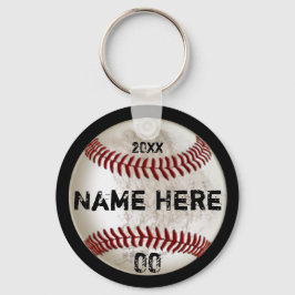 Billigt Dirty look Personlig Baseboll nyckelring