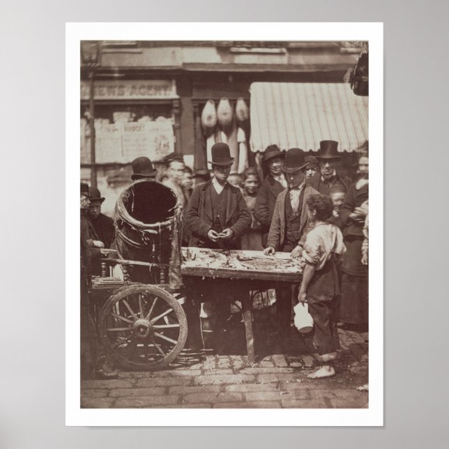 Billigt Fish of St Giles, från Street Life in Lond Poster (Framsidan)