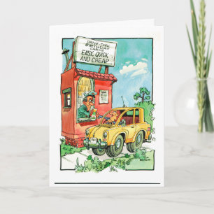 Billigt födelsedagskort kort