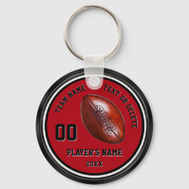 Billigt Football Team Gifts, Personliga nyckelring