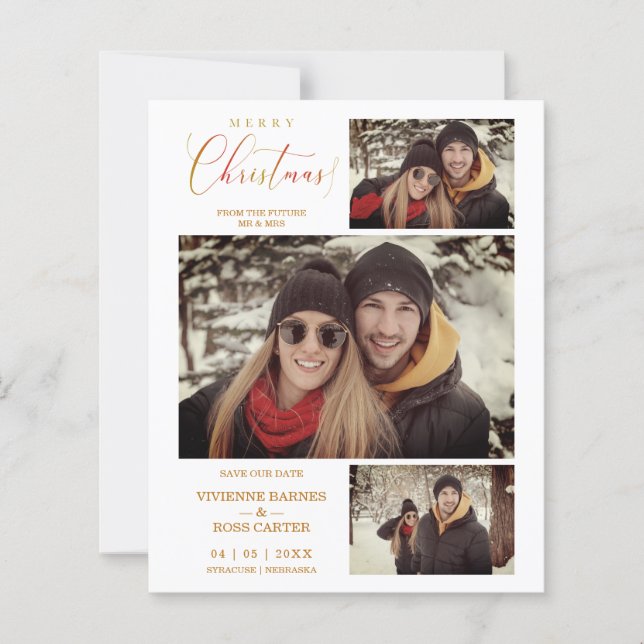 Billigt God jul 3 Photos Collage par (Framsida)