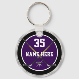 Billigt Hockey Keychains, Färg och text i teamet Nyckelring